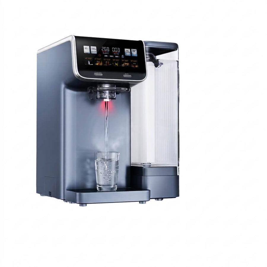 Osmérix – Purificateur d’Eau par Osmose Inverse de Comptoir 7 Étapes, Chauffage Instantané et Réservoir 5 L