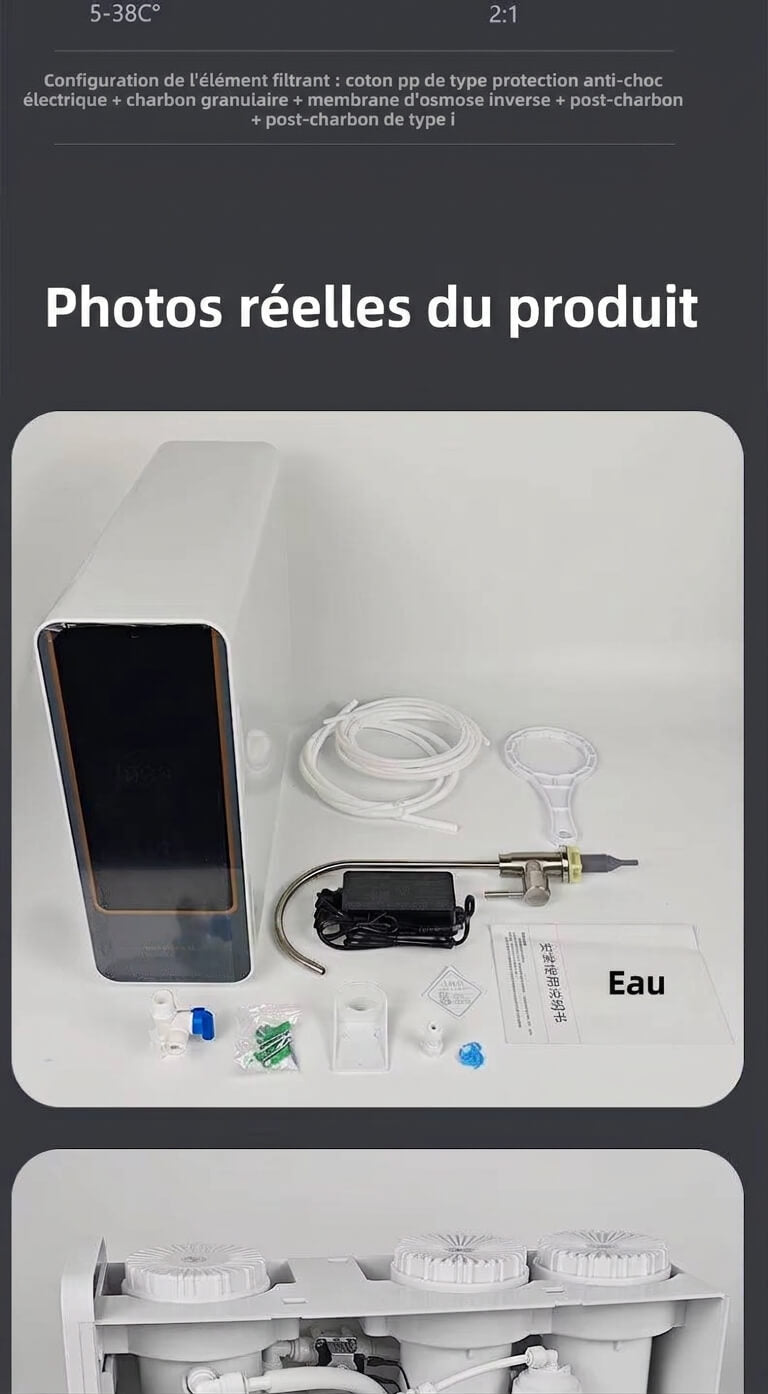 Purificateur d’Eau par Osmose Inverse 600G/800G