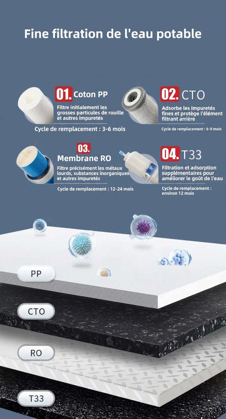 Purificateur d’Eau par Osmose Inverse 600G/800G