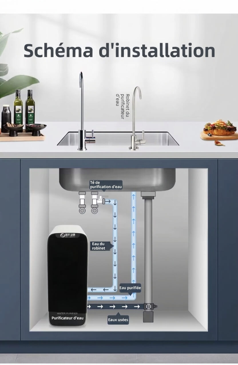 Purificateur d’Eau par Osmose Inverse 600G/800G